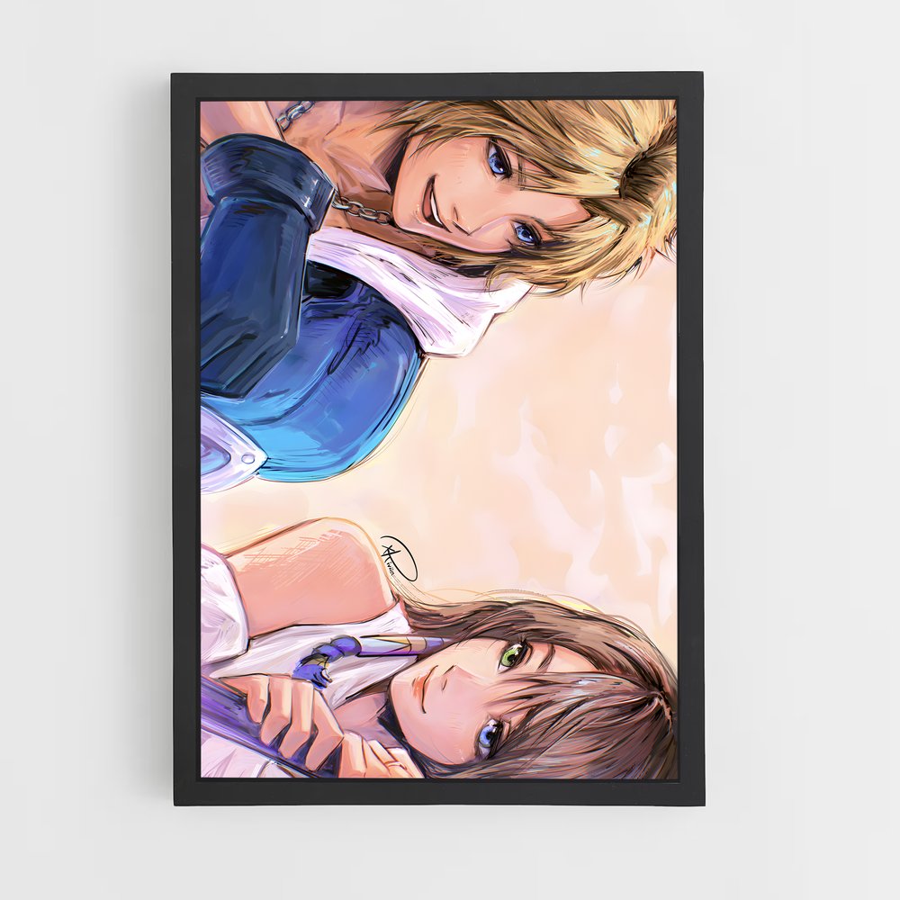 Poster Duo Éthéré – affiche Final Fantasy (vue 2)
